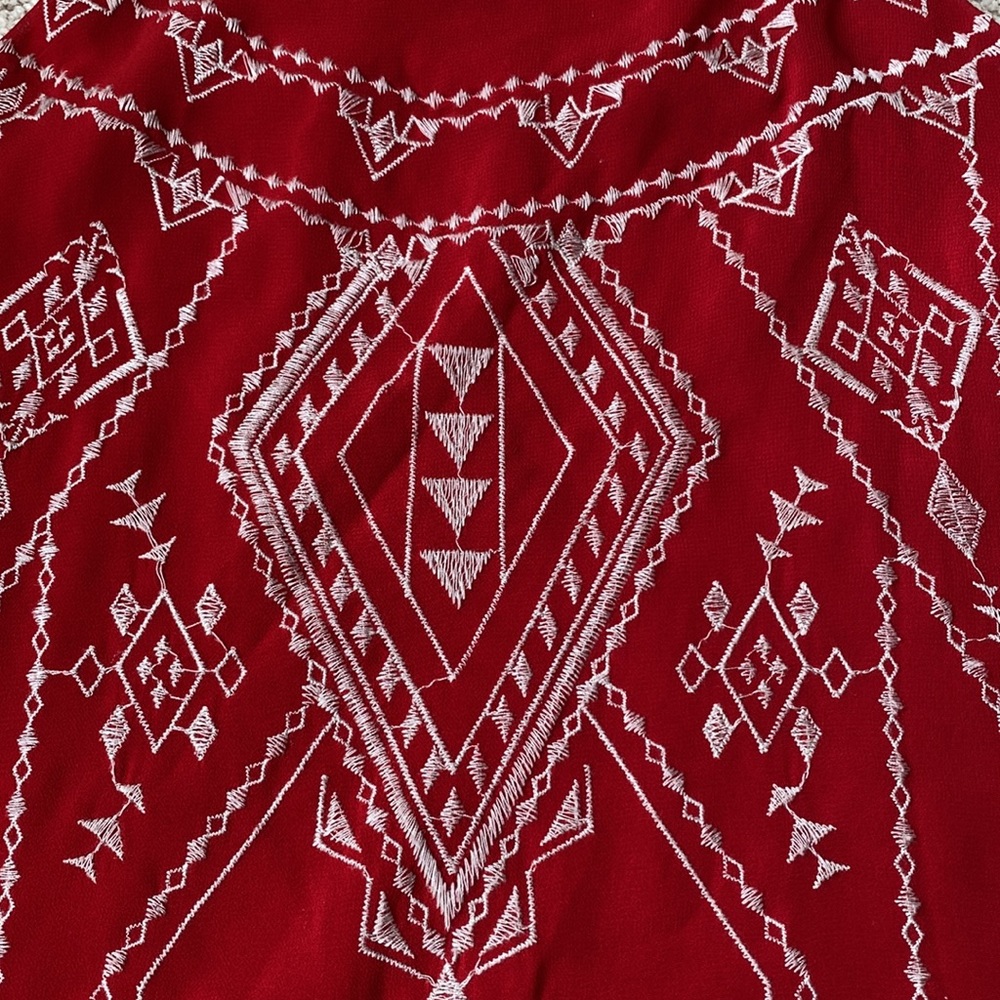Red Halter Tank - Picture 2 of 3